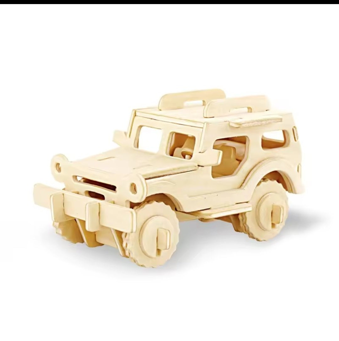 3D visureigio dėlionė iš medžio