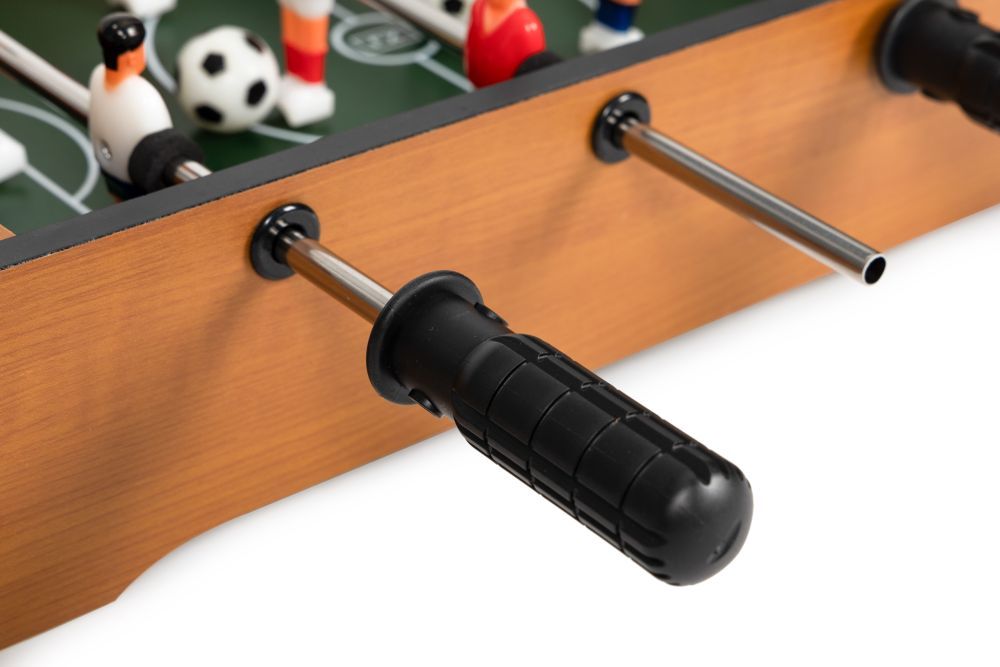 Medinis mini futbolas – ekologiškas medinis žaislas iš ekozaislai.lt