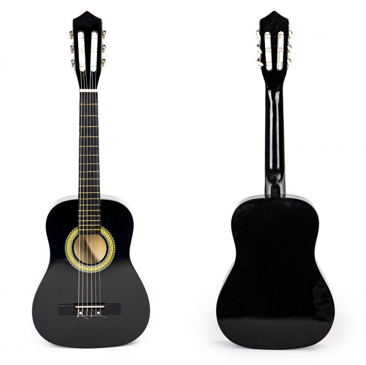 Vaikiška gitara - 6 stygos – ekologiškas medinis žaislas iš ekozaislai.lt