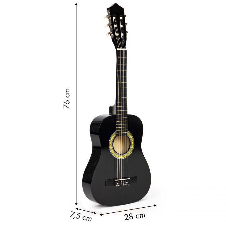 Vaikiška gitara - 6 stygos – ekologiškas medinis žaislas iš ekozaislai.lt