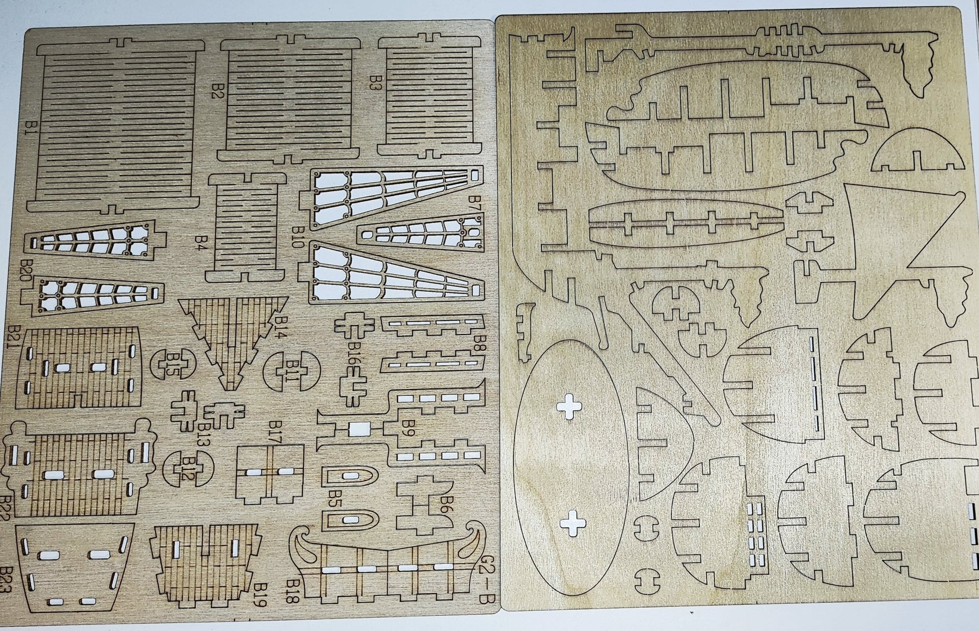 3D laivo dėlionė iš medžio – ekologiškas medinis žaislas iš ekozaislai.lt